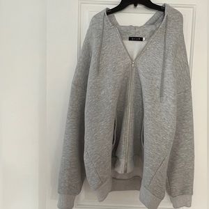 Brand New Grey Zip Up Jacket
